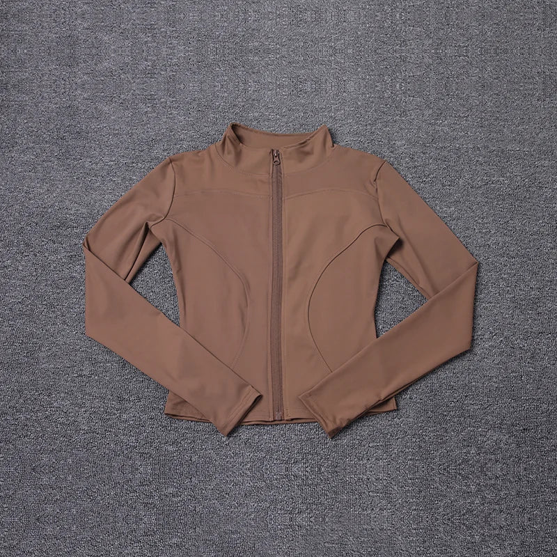 Outfit look- Women’s Slim Fit Gym & Yoga Jacket
