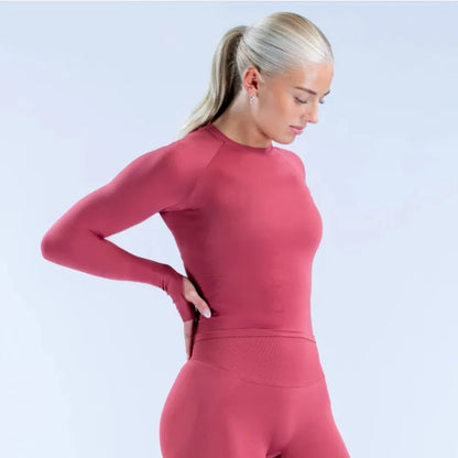 Outfit look- Women’s Seamless Sculpting Gym Set
