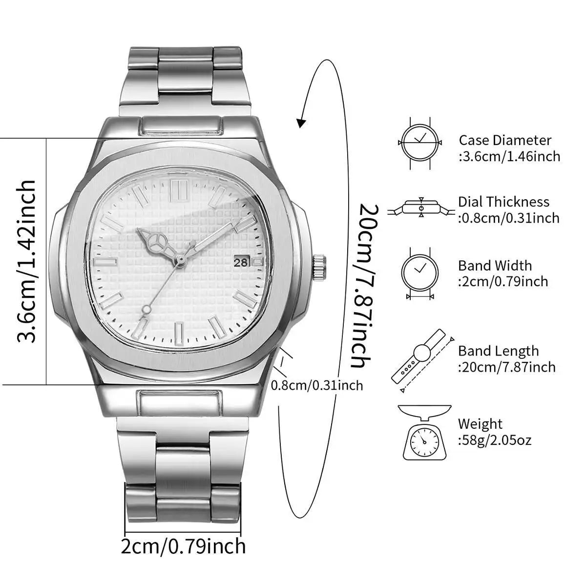 Outfit Look RoyalSquare Watch