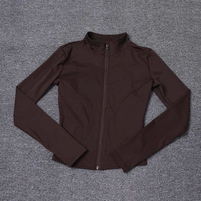 Outfit look- Women’s Slim Fit Gym & Yoga Jacket