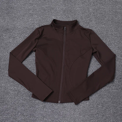 Outfit look- Women’s Slim Fit Gym & Yoga Jacket