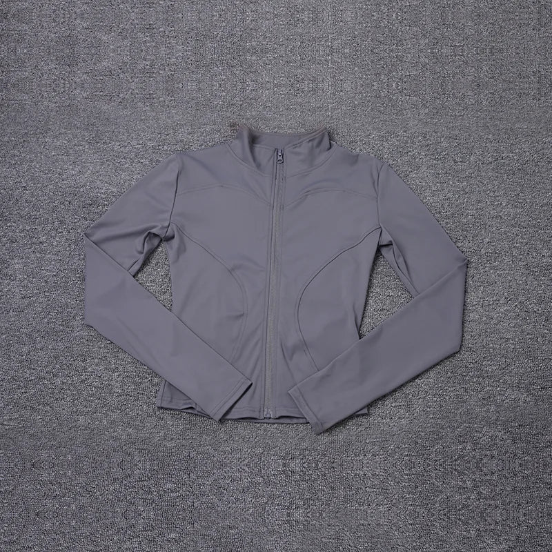 Outfit look- Women’s Slim Fit Gym & Yoga Jacket