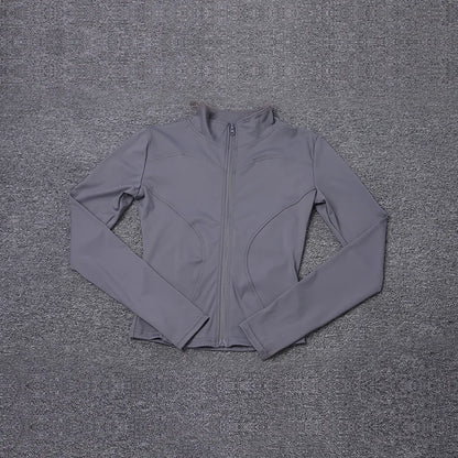 Outfit look- Women’s Slim Fit Gym & Yoga Jacket