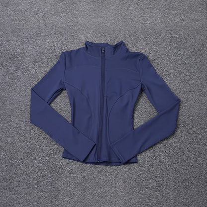 Outfit look- Women’s Slim Fit Gym & Yoga Jacket