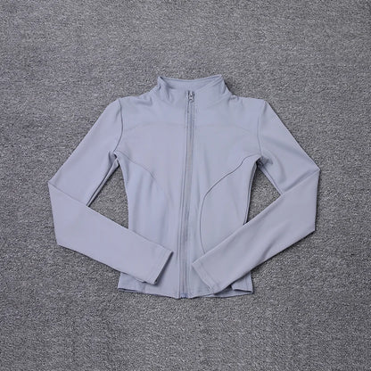 Outfit look- Women’s Slim Fit Gym & Yoga Jacket