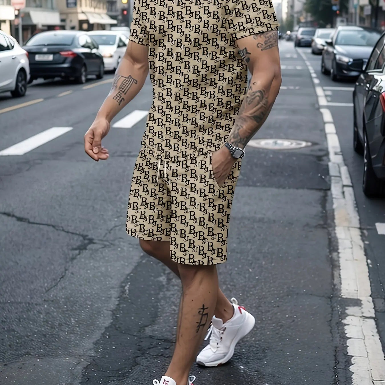 Outfit Look – Summer Cartoon Print Set