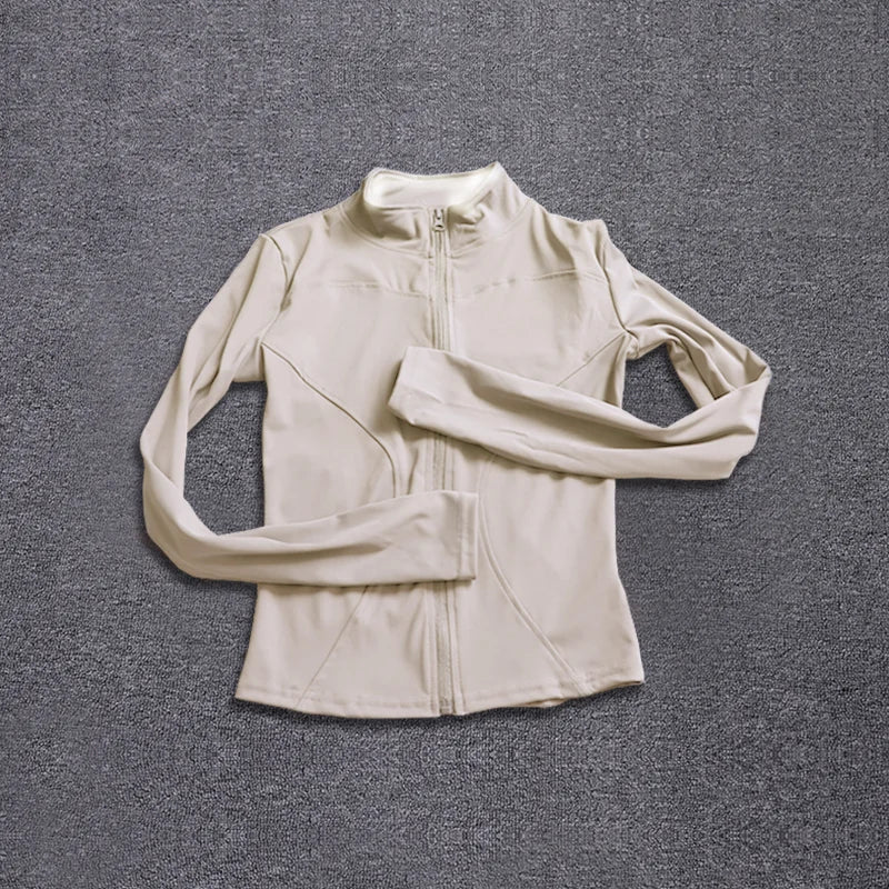 Outfit look- Women’s Slim Fit Gym & Yoga Jacket