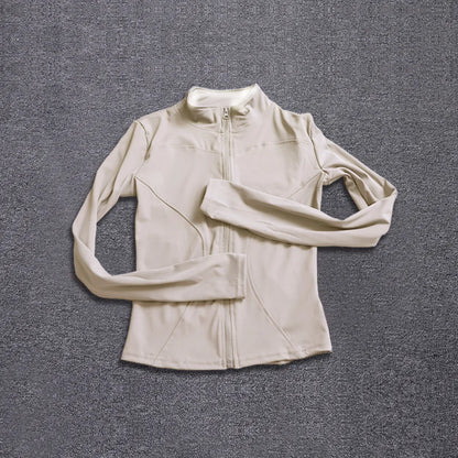 Outfit look- Women’s Slim Fit Gym & Yoga Jacket