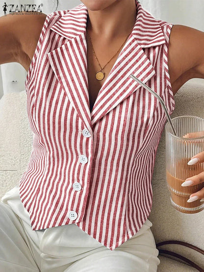 Outfit Look – Stripe Summer Tank