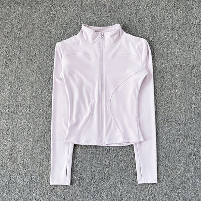 Outfit look- Women’s Slim Fit Gym & Yoga Jacket