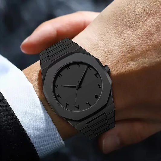 Outfit Look UrbanMax Black Quartz Watch